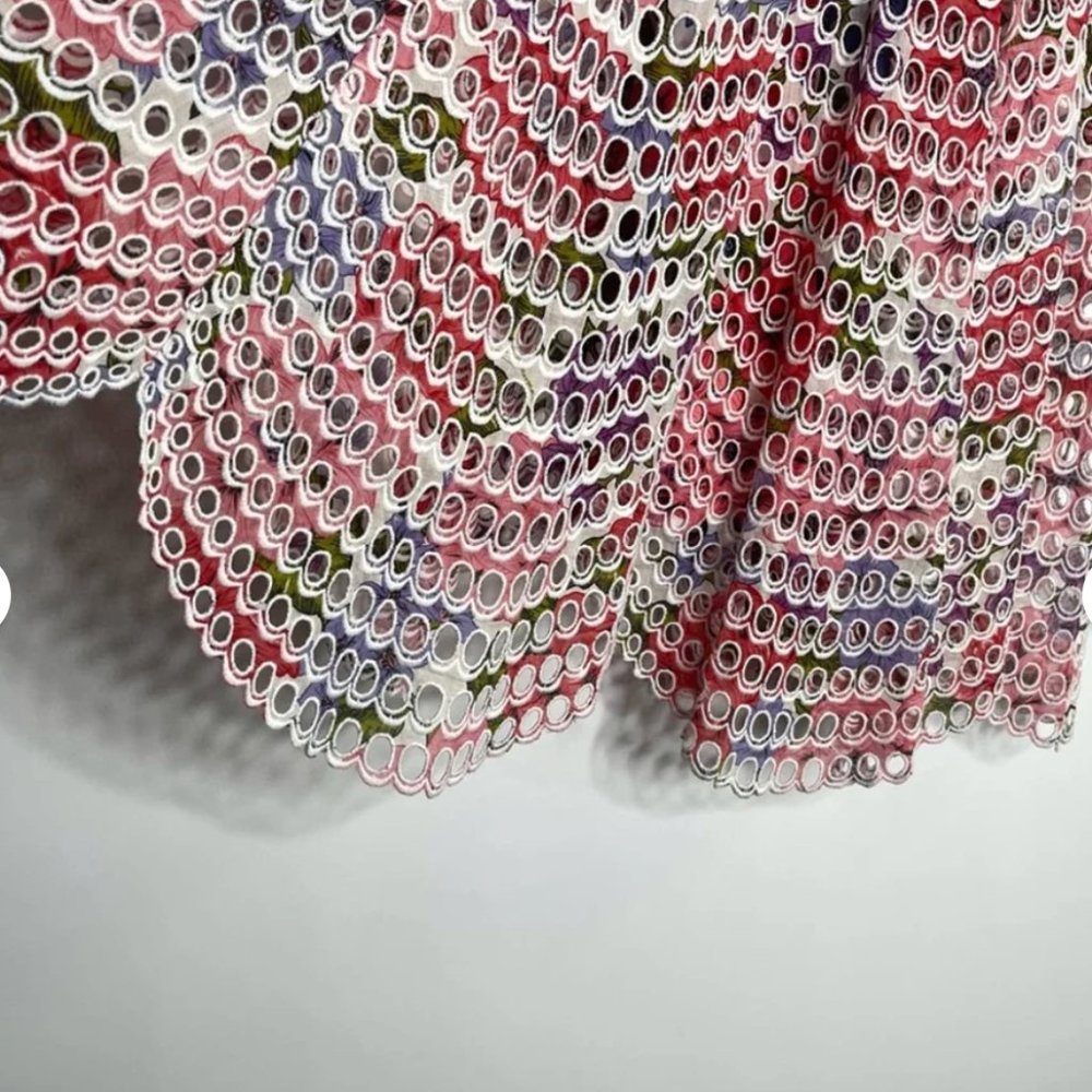 NWT Zimmermann Poppy Eyelet Short Dress - SZ 0P - Picture 7 of 8